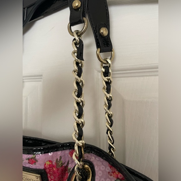 Betsey Johnson Rose Sequin Bag - Picture 5 of 7